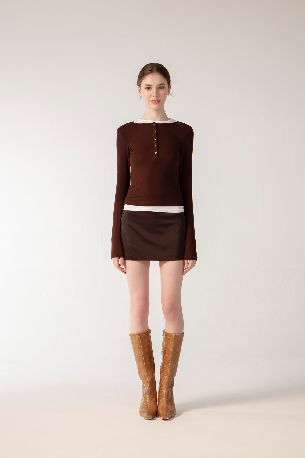 LUCIE Top - Mocha