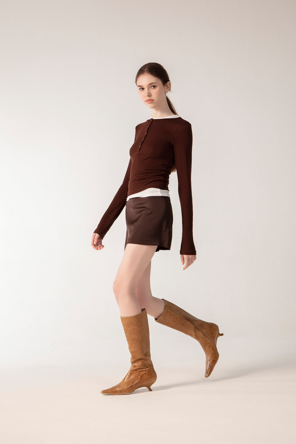 LUCIE Top - Mocha