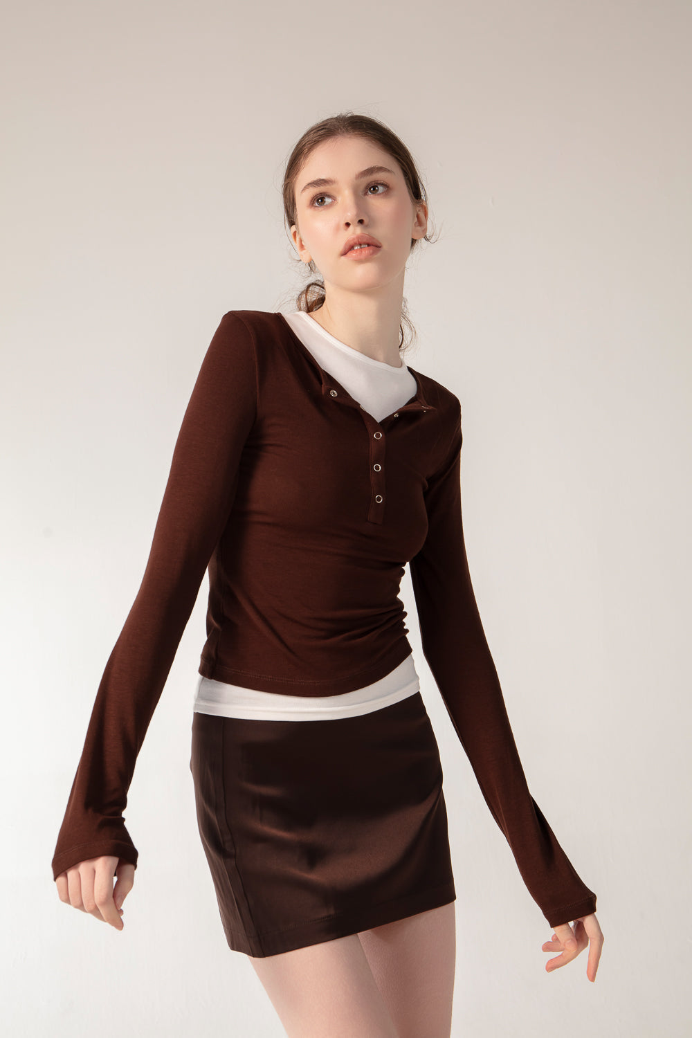 LUCIE Top - Mocha