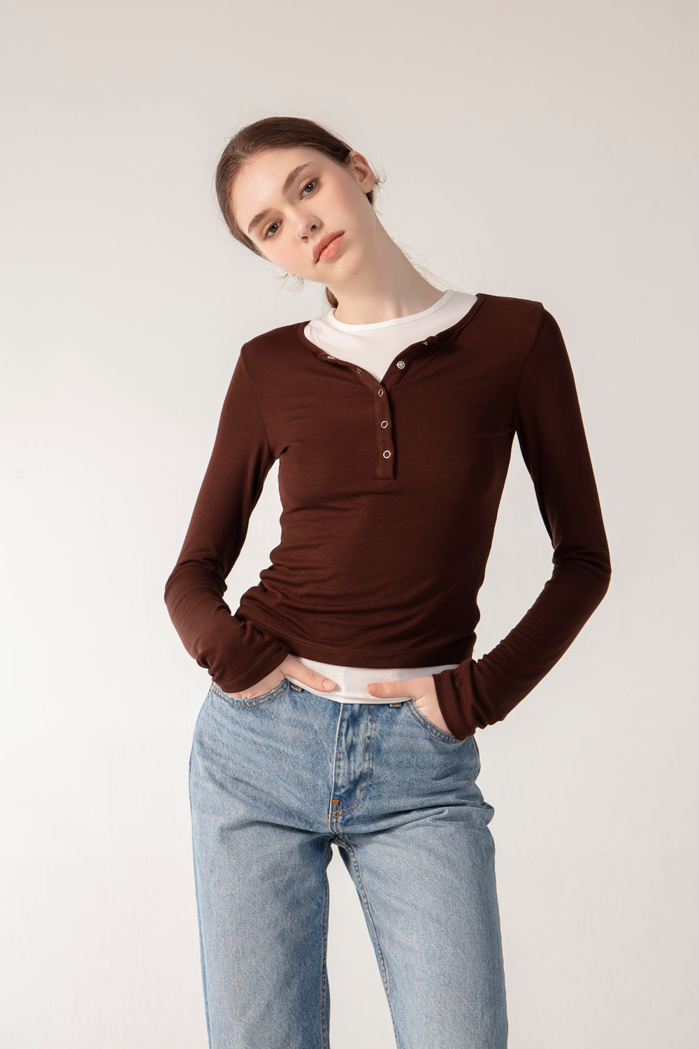 LUCIE Top - Mocha