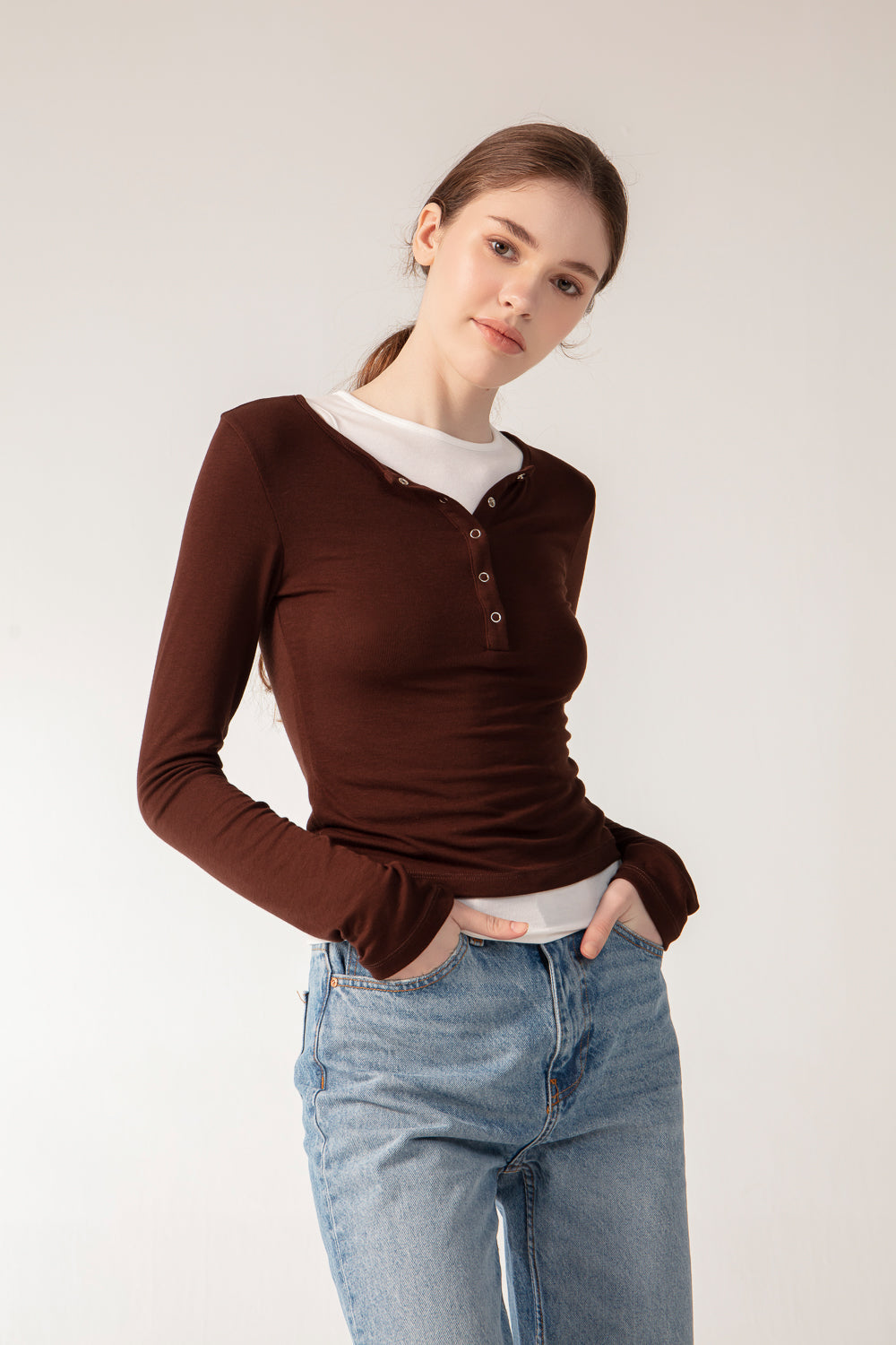 LUCIE Top - Mocha